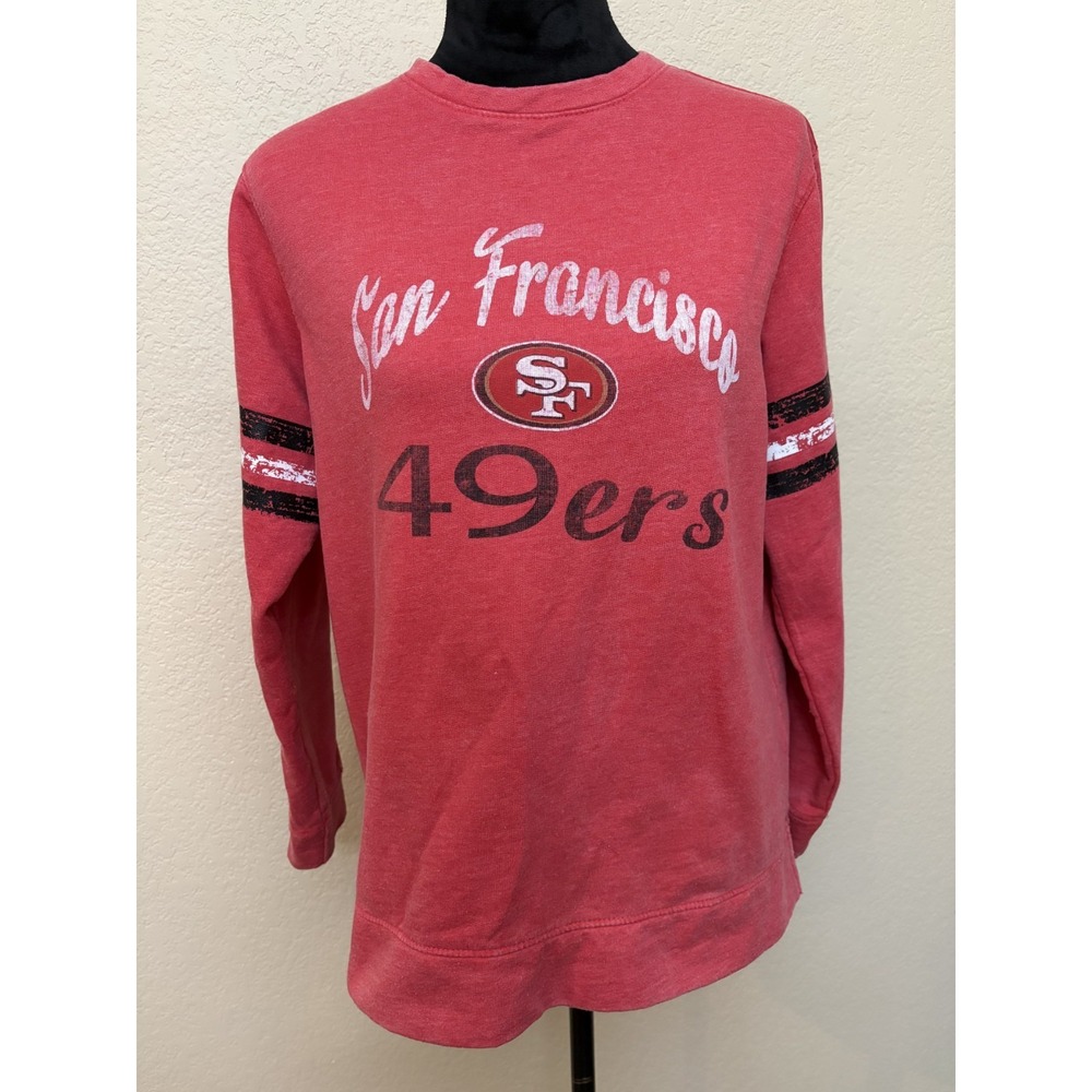 Men's NFL San Francisco 49ers Football Red Sweatshirt Size Medium